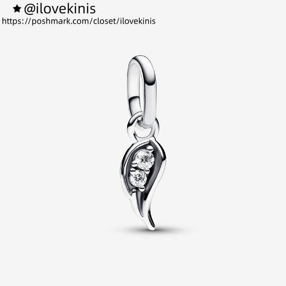 Pandora Pandora ME Sparkling Angel Wing Mini Dangle Charm - Picture 1 of 5
